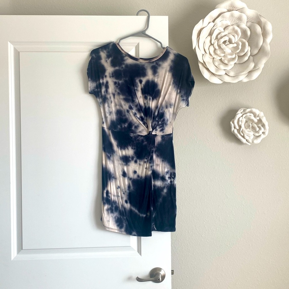 Tye dye mini T-shirt dress